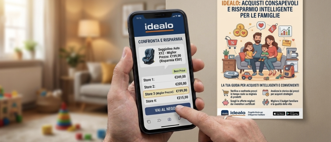 IDEALO: acquisti consapevoli e risparmio intelligente per le famiglie